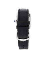 Pre-Owned Cartier Must de Cartier Tank Quartz Watch in Stainless Steel and Leather 22mm