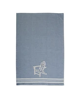 Design Imports Lakeside Embellished Kitchen Dishtowel, Set of 3