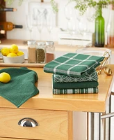 Design Imports Assorted Everyday Dishtowel and Dishcloth, Set of 5