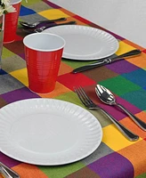 Design Imports Melamine 12-Pc. Round Party or Picnic Plate Set, Service for 12
