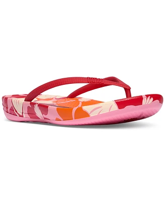 FitFlop Women's Iqushion Flowerz Ergonomic Flip Flop Sandals