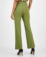 Ak Anne Klein Petite Cool Crepe Pants