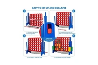 4-to-Score Giant Game Set with Net Storage