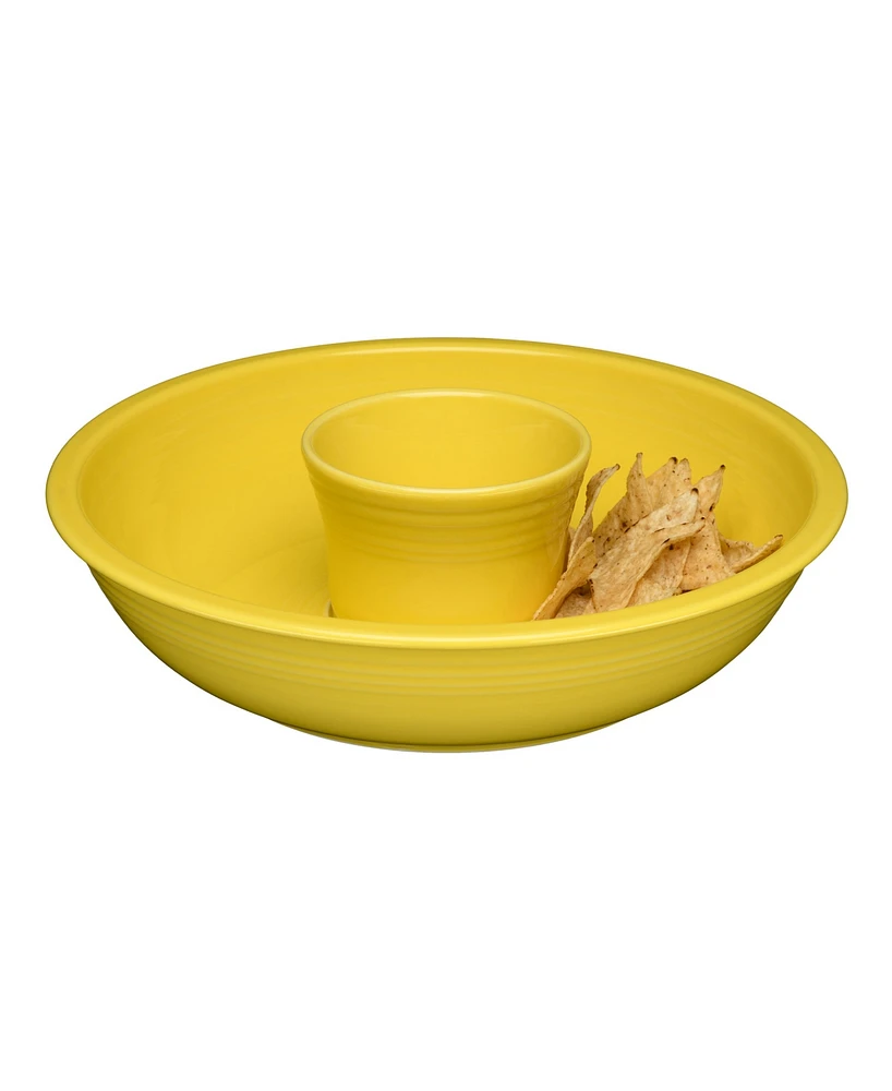 Fiesta 2 Pc. Sunflower Chip and Dip Set 12 7/8"