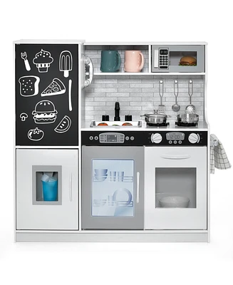 Toddler Pretend Play Kitchen for Boys and Girls 3-6 Years Old