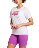 Reebok Women's Cotton Hot Logo Graphic Crewneck T-Shirt