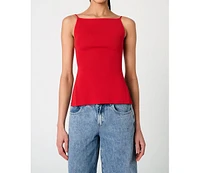 WeWoreWhat Women's High Straight Neck Top