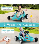 12V Electric Go Kart for Kids Race Toy with Remote Control and Music