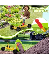 8" Heavy Duty Kids Ride-on Sand Dumper with 4 Wheels