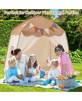Kids Play Tent Bed with String Lights Extra Large Playhouse