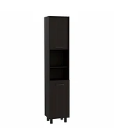 Modern Pantry Cabinet with Five Shelves for Kitchen Storage and Organization