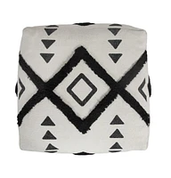 18" 100% Cotton Ottoman