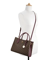 Nine West Kyrie Triple Compartment Satchel Bag