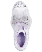 Skechers Little Girls Twinkle Toes: Twi-Lites 2.0 Sweetie Bow Fastening Strap Casual Sneakers from Finish Line