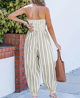 Cupshe Women's Breezy Striped Jumpsuit