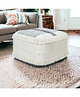 18" 100% Cotton Ottoman