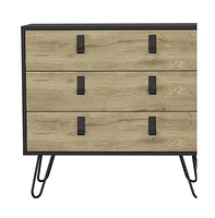 Three Drawer Dresser for Bedroom Organization and Storage Solutions