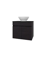 Sheridan Bathroom Vanity with 2 Doors, Wengue