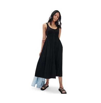 Hatch Collection Maternity The Softest Rib Nursing Tank Dress