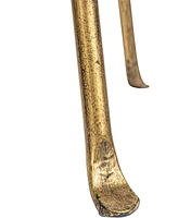 Creative Co-op 12.3" Metal Martini Footed Base Cocktail Table