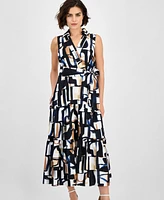 Tahari Asl Women's Printed Shirtdress