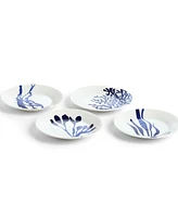 Royal Doulton 1815 Pacific Mixed Pattern Salad Plates, Set of 4