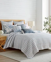 Levtex Coral Landing Reversible -Pc. Quilt Set