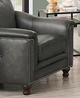 Hydeline Belfast 42" Top Grain Leather Armchair