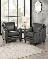 Hydeline Belfast 42" Top Grain Leather Armchair