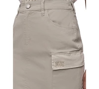 Dkny Jeans Women's High-Waist Cargo Skirt - PBL