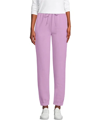 Lands' End Women's Serious Sweats High Rise Jogger Pants - Set Bottom