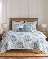 Levtex Coral Landing Reversible -Pc. Quilt Set