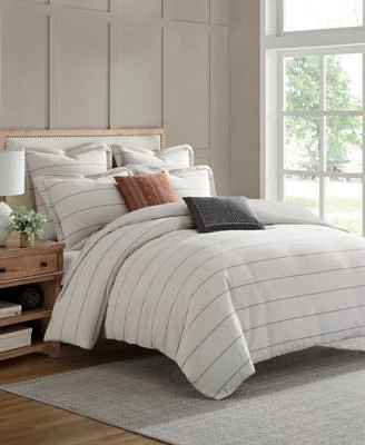 Levtex Leo Stripe Textured 3 Pc. Comforter Sets