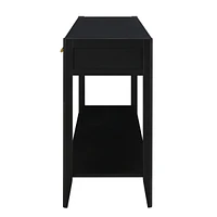 Streamdale Furniture High-Quality Entryway Console Table with Vertical Stripe Drawers, Long Legs,Suitable for Entryway, Hallway, Living Room, Foyer, C