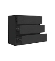 Versatile Three Drawer Dresser for Bedroom and Closet Organization