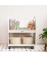 ECR4Kids Mobile Book Cart with Countdown Timer