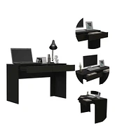 Efficient Computer Desk with Two Drawers – Perfect for Small Office Spaces