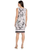 R & M Richards Women's Open-Front Jacket and Necklace Dress Set