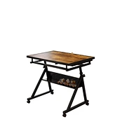 Jigsaw Puzzle Table Board 1500pc w/ 4 Drawers (Black)