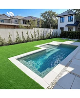 Yescom 50x1 Ft Artificial Grass Turf 1.38" Fake Grass Rug Synthetic Lawn Indoor Outdoor Garden Home Decor