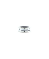 Pre-Owned Bvlgari B.Zero1 Two Band Ring 18K White Gold