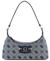 Guess Neda 4G Peony Logo Small Top Zip Shoulder Bag