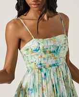Astr the Label Women's Floral-Print Bubble Skirt Mini Dress