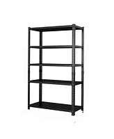 Household storage rack, adjustable display rack, basement balcony storage rack, carbon steel storage rack, 120cm 50cm 180cm, five floors