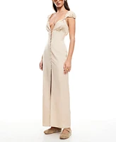 Lioness Women's Meadow Linen-Blend Maxi Dress