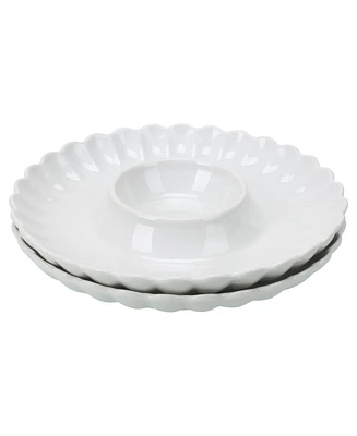 Bia Cordon Bleu Petal Chip and Dip, Set of 2