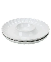 Bia Cordon Bleu Petal Chip and Dip, Set of 2