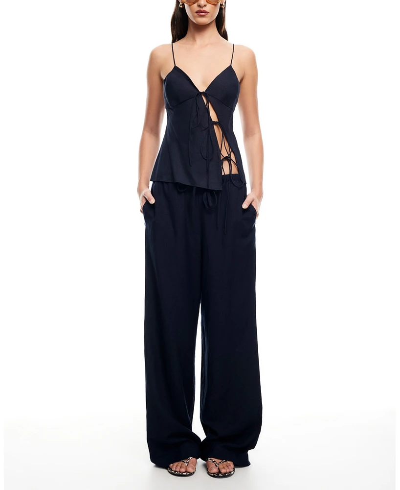 Lioness Women's Linen-Blend Idyllic Pants