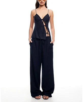 Lioness Women's Linen-Blend Idyllic Pants