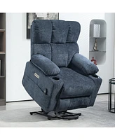 Large Power Lift Recliner with Massage and Heat for Elderly